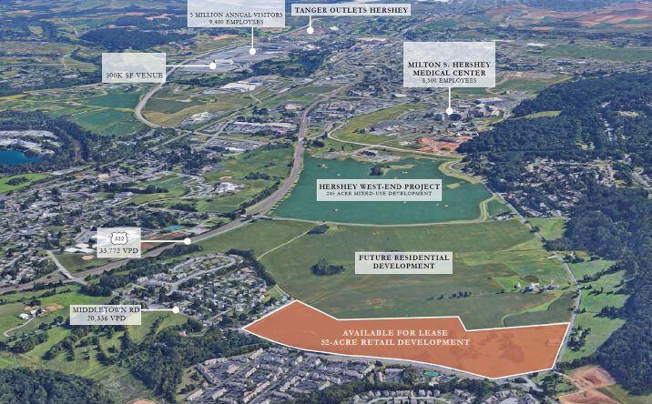 Pictures of Retail, Land property located at Middletown Road & Wood Road, Hershey Derry Township, PA 17036 for lease - image #1