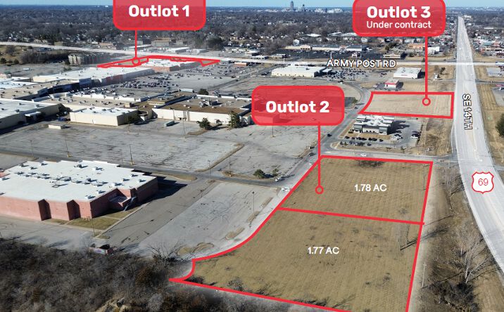 Pictures of Land, Retail property located at 1111 E Army Post Rd, Des Moines, IA 50315 for lease - image #1