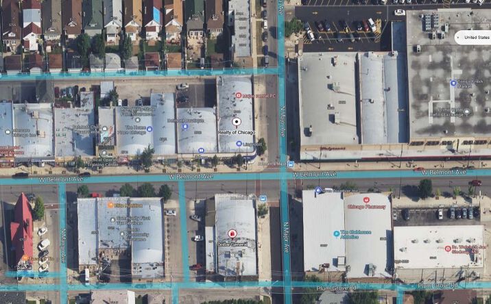 Pictures of Retail, Office property located at 5700 Belmont Ave, Chicago, IL 60634 for lease - image #1