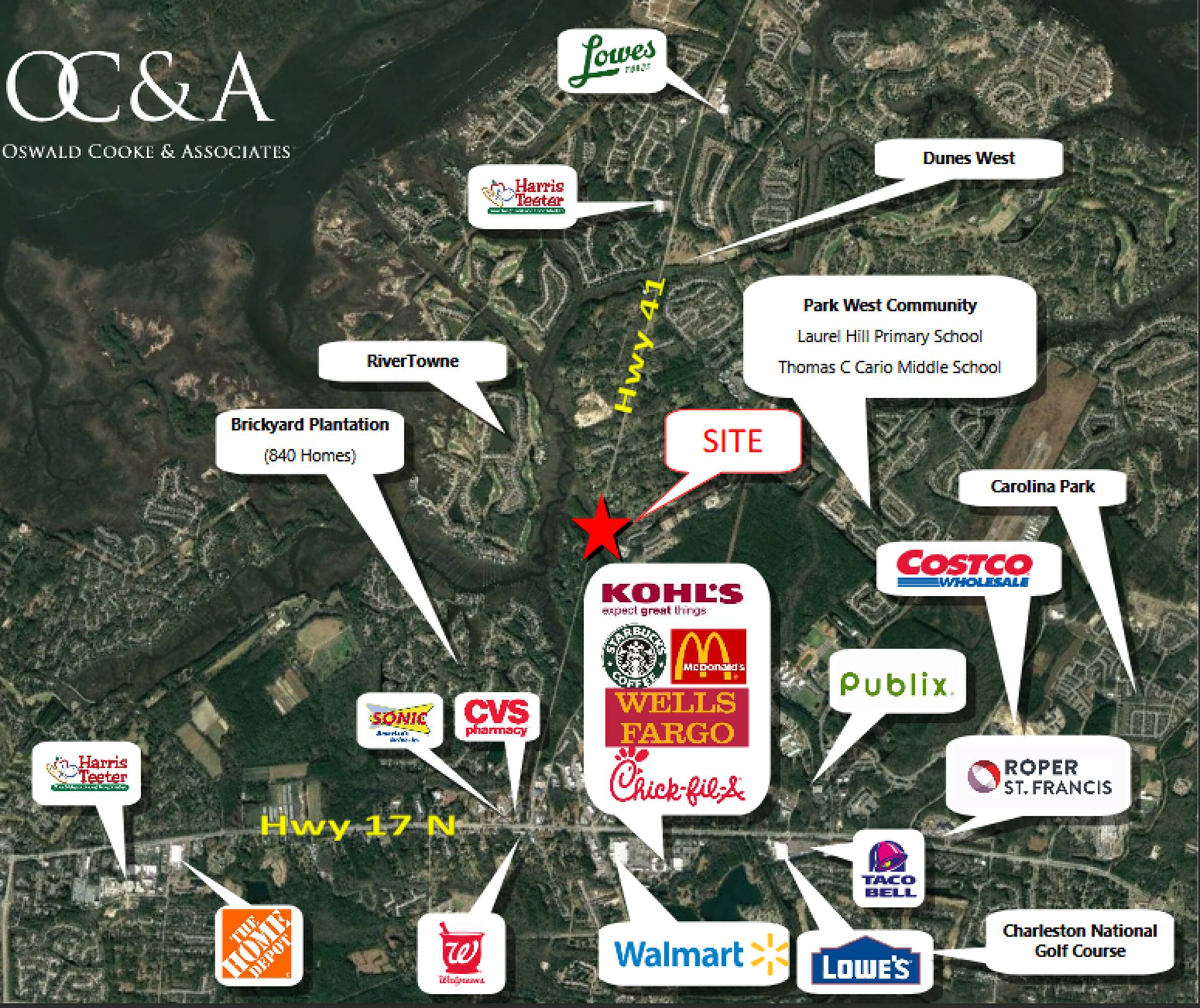 Hwy 41 and Joe Rouse Road(Ground Lease), Mount Pleasant, SC 29466