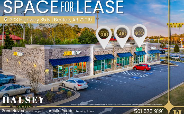 Pictures of Retail, Office, Restaurant property located at 1203 AR-35, Benton, AR 72019 for lease - image #1