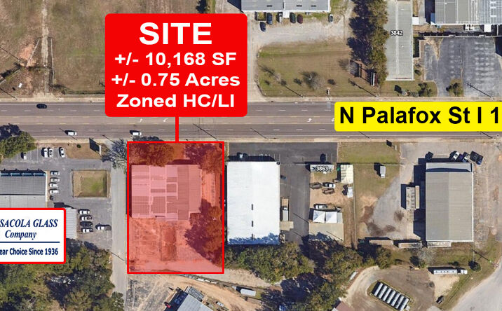 Pictures of Industrial property located at 3885 N Palafox St, Pensacola, FL 32505 for lease - image #1