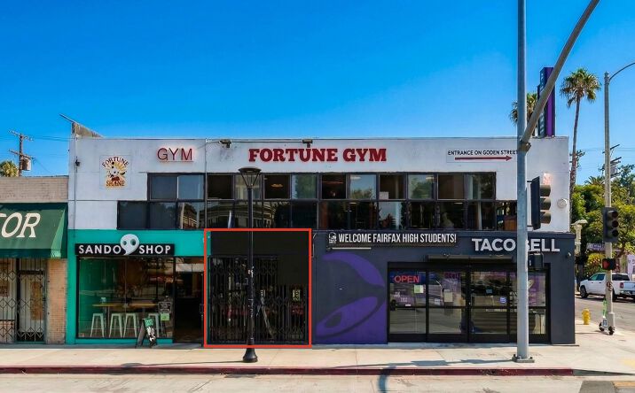 Pictures of Retail, Office property located at 7801 Melrose Ave, Los Angeles, CA 90046 for lease - image #1