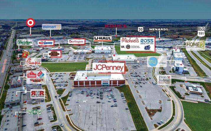 Pictures of Retail, Land property located at Edgewood Rd SW, Cedar Rapids, IA 52404 for lease - image #1