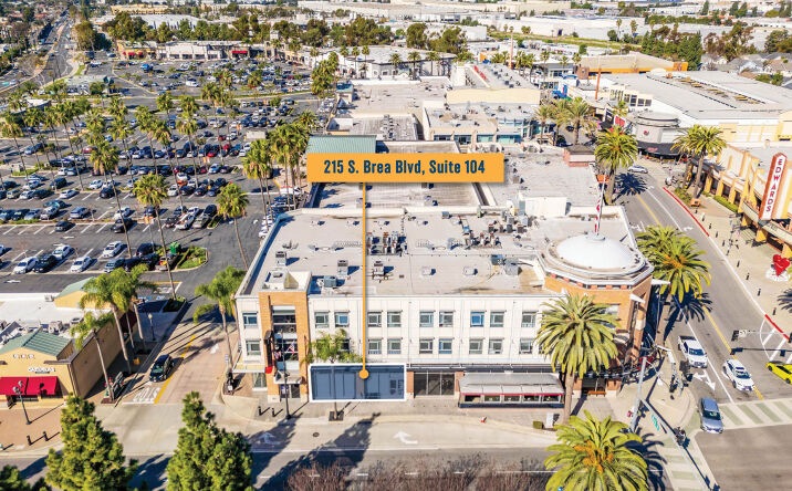 Pictures of Retail property located at 215 S Brea Blvd, Brea, CA 92821 for lease - image #1