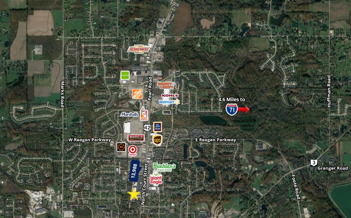 Pictures of Retail, Office property located at 799 N Court St, Medina, OH 44256 for lease - image #1