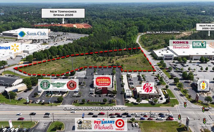 Pictures of Industrial, Retail, Land property located at 204 Fritz Drive, Anderson, SC 29621 for lease - image #1