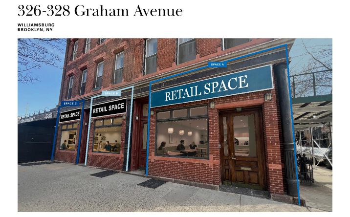 Pictures of Retail property located at 326-328 Graham Avenue, Brooklyn, NY 11211 for lease - image #1