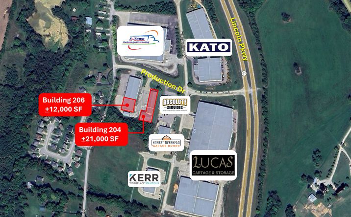 Pictures of Industrial property located at 204 Production Dr, Elizabethtown, KY 42701 for lease - image #1