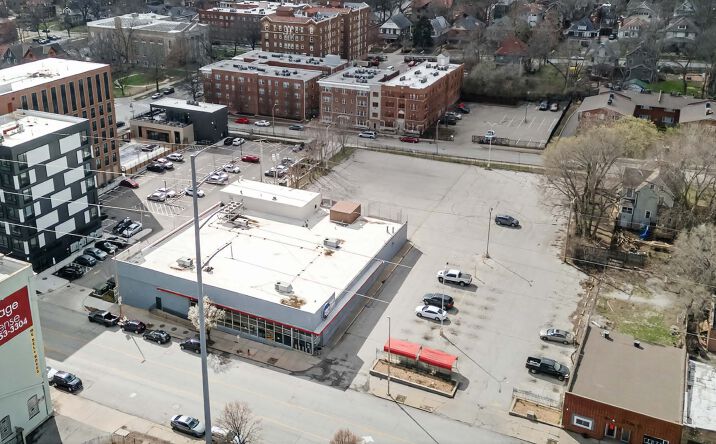 Pictures of Retail property located at 3410 Troost Avenue, Kansas City, MO 64109 for lease - image #1