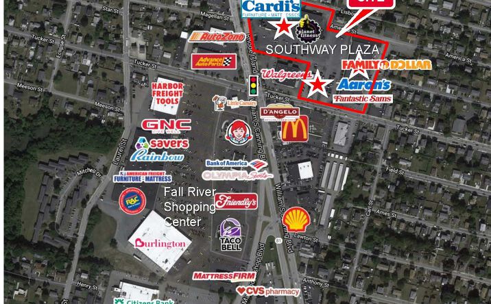 Pictures of Retail property located at 400 Rhode Island Ave, Fall River, MA 02721 for lease - image #1