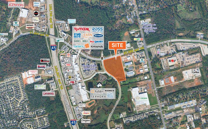 Pictures of Land property located at SEC of FM 3083 & Plantation Dr, Conroe, TX 77303 for lease - image #1
