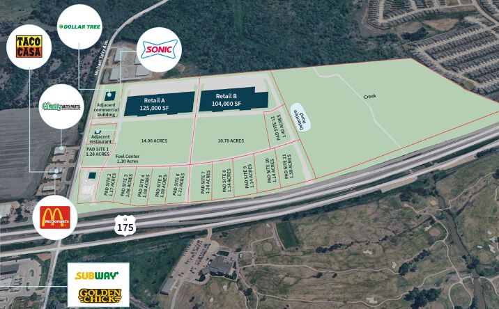 Pictures of Retail property located at NWQ Hwy 175 & FM 148, Crandall, TX 75114, Terrell, US 75160 for lease - image #1