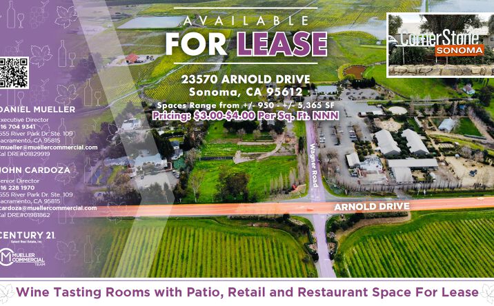 Pictures of Restaurant property located at 23570 Arnold Dr, Sonoma, CA 95476 for lease - image #1