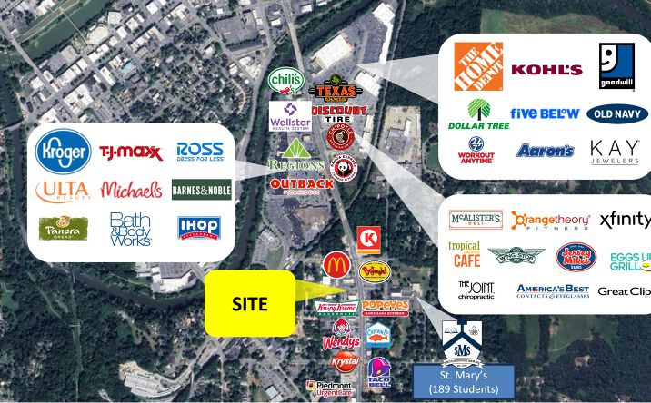 Pictures of Retail property located at 1600 Turner McCall Blvd, Rome, GA 30161 for lease - image #1