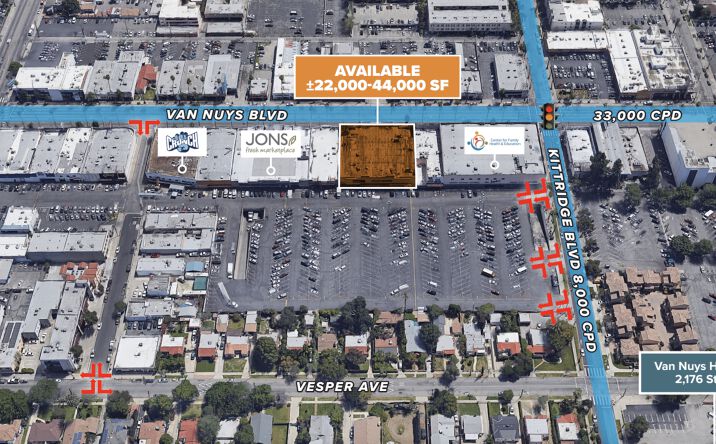 Pictures of Retail property located at 6633 Van Nuys Blvd, Los Angeles, CA 91405 for lease - image #1