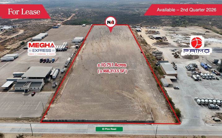 Pictures of Land property located at XXX El Pico Rd, Laredo, TX 78045 for lease - image #1