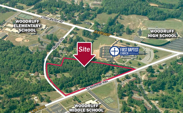 Pictures of Land property located at 270 S J Workman Hwy, Woodruff, SC 29388 for lease - image #1
