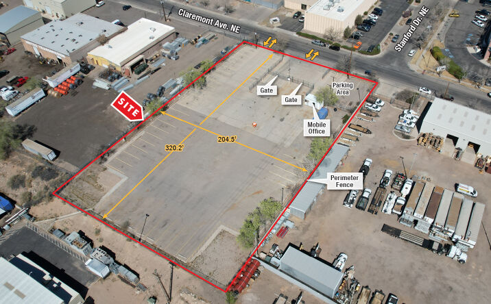Pictures of Industrial, Land property located at 2124 Claremont Ave NE, Albuquerque, NM 87107 for lease - image #1