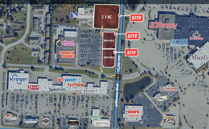 Pictures of Land property located at 7500 Jefferson Blvd, Louisville, KY 40219 for lease - image #1