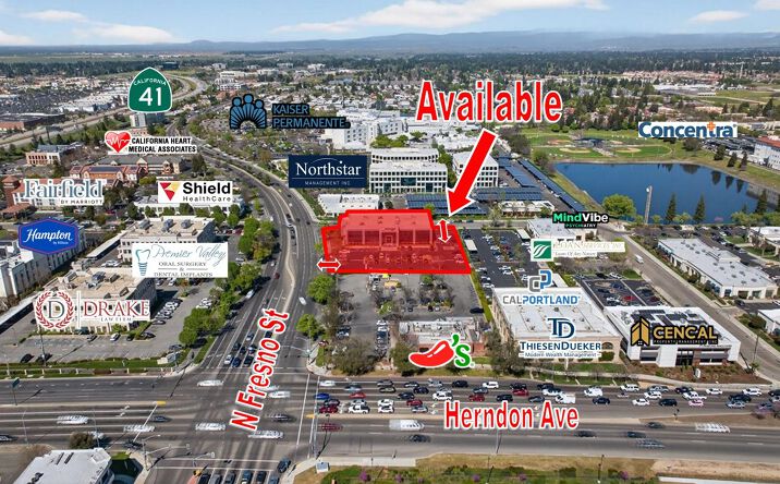 Pictures of Office property located at 7060 N Fresno St, Fresno, CA 93720 for lease - image #1