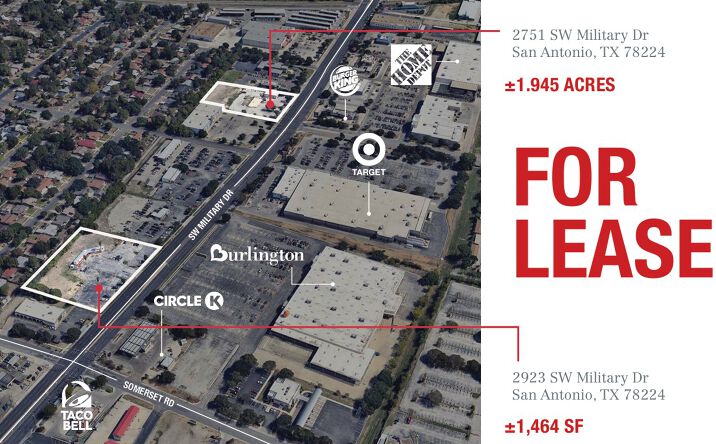 Pictures of Retail property located at 2751 SW Military Dr, San Antonio, TX 78224 for lease - image #1