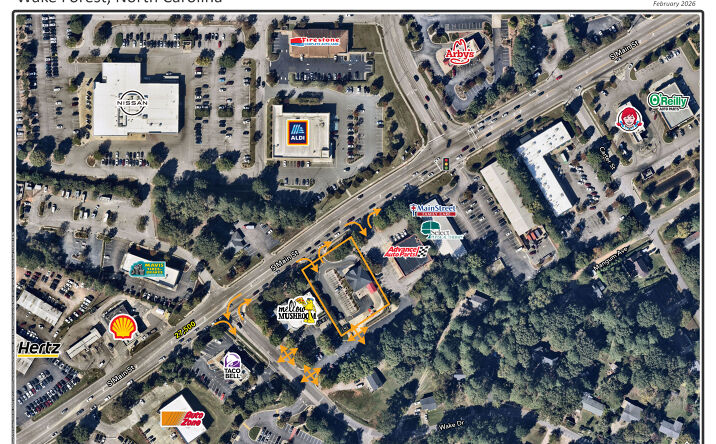 Pictures of Retail property located at 2121 S Main St, Wake Forest, NC 27587 for lease - image #1