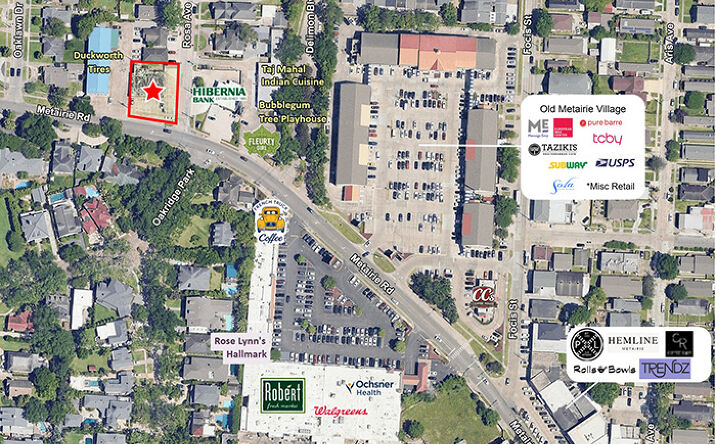 Pictures of Retail, Land property located at 1001 Metairie Rd, Metairie, LA 70005 for lease - image #1