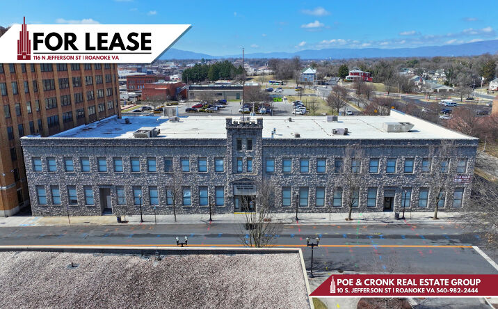 Pictures of Office property located at 116 N Jefferson St, Roanoke, VA 24016 for lease - image #1