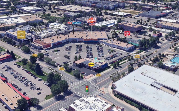 Pictures of Retail property located at SEC Walnut Street & 30th Street, Boulder, CO 80303 for lease - image #1