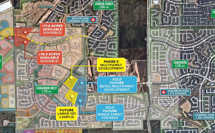 Pictures of Retail property located at Tamarron West Commercial Reserves, Fulshear, TX 77441 for lease - image #1
