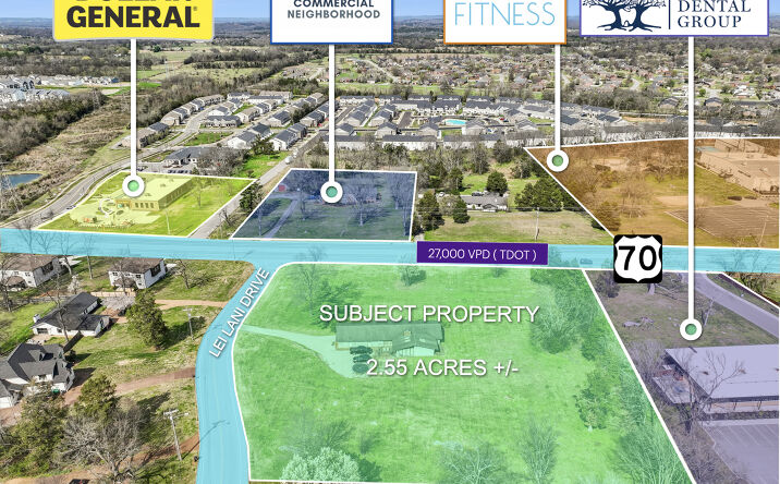 Pictures of Retail, Land, Office property located at 101 Lei Lani Dr, Lebanon, TN 37087 for lease - image #1