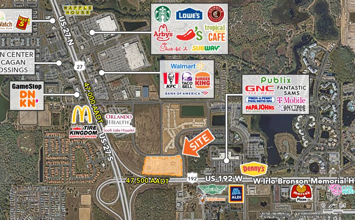 Pictures of Retail property located at IRLO BRONSON HWY AND HWY 27 N, KISSIMMEE, FL 34747, Kissimmee, US 34741 for lease - image #1