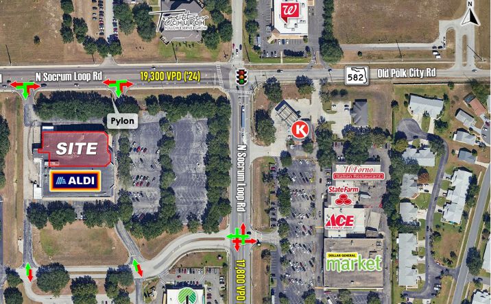 Pictures of Retail property located at 6600 Socrum Loop Rd, Lakeland, FL 33813 for lease - image #1