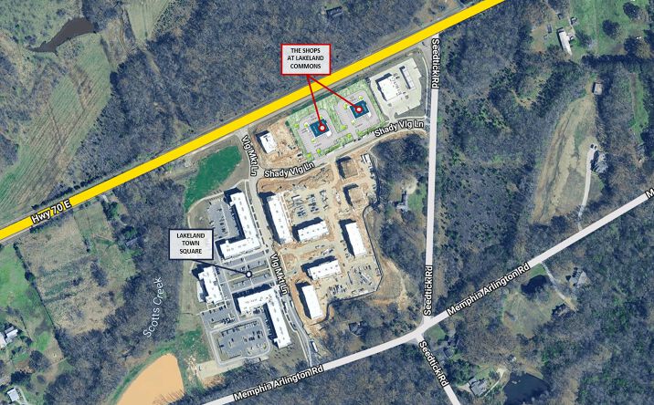 Pictures of Retail property located at Hwy 70 & Seedtick Rd, Lakeland, TN 38002 for lease - image #1