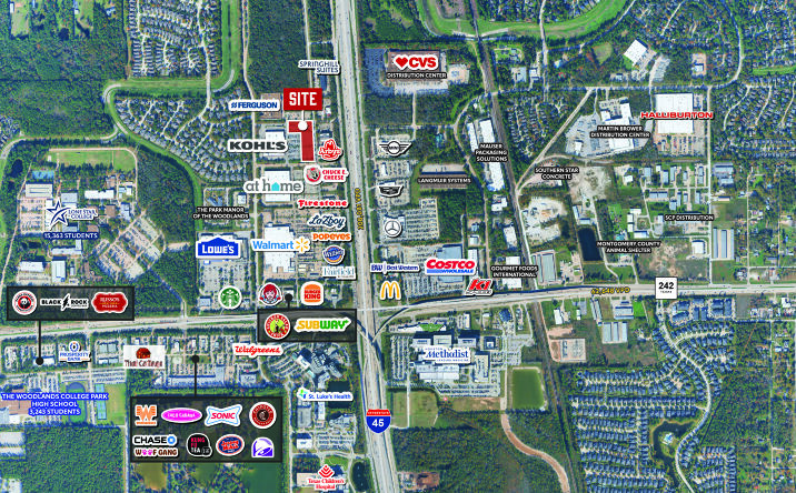 Pictures of Retail, Land property located at 16640 Interstate 45 S, Conroe, TX 77384 for lease - image #1