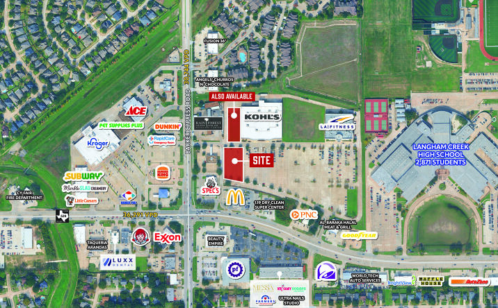 Pictures of Retail, Land property located at 7150 Barker Cypress Rd, Houston, TX 77433 for lease - image #1