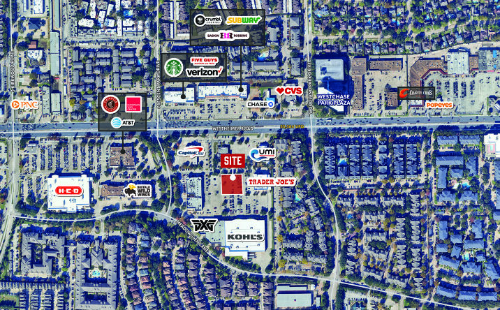 Pictures of Retail, Land property located at 11785 Westheimer Rd, Houston, TX 77077 for lease - image #1
