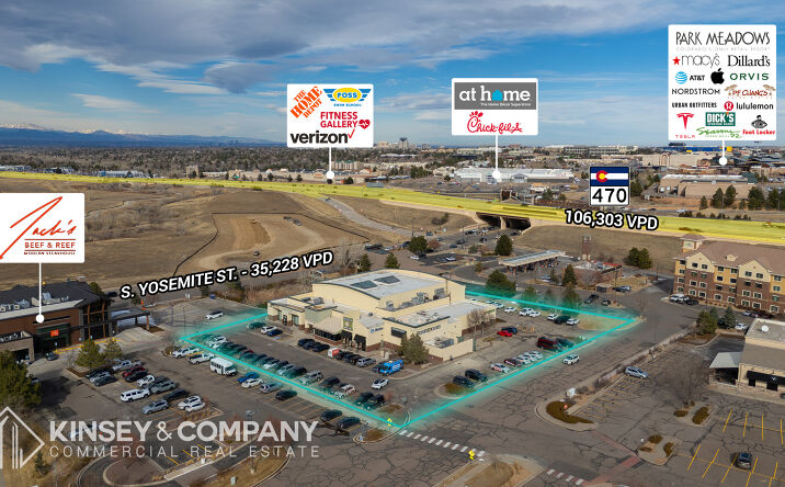 Pictures of Retail, Office property located at 9233 Park Meadows Dr, Lone Tree, CO 80124 for lease - image #1