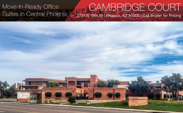 Pictures of Office property located at 2701 N 16th St, Phoenix, AZ 85006 for lease - image #1