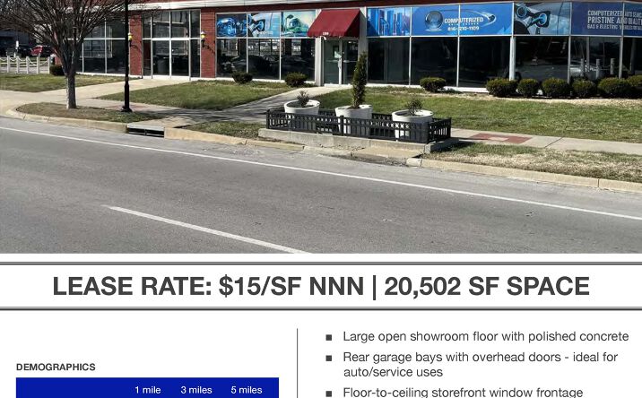 Pictures of Retail property located at 1326 Emanuel Cleaver II Boulevard, Kansas City, MO 64110 for lease - image #1