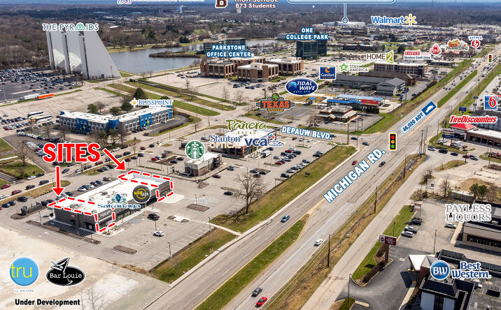 Pictures of Retail property located at 9321 Michigan Rd, Indianapolis, IN 46268 for lease - image #1