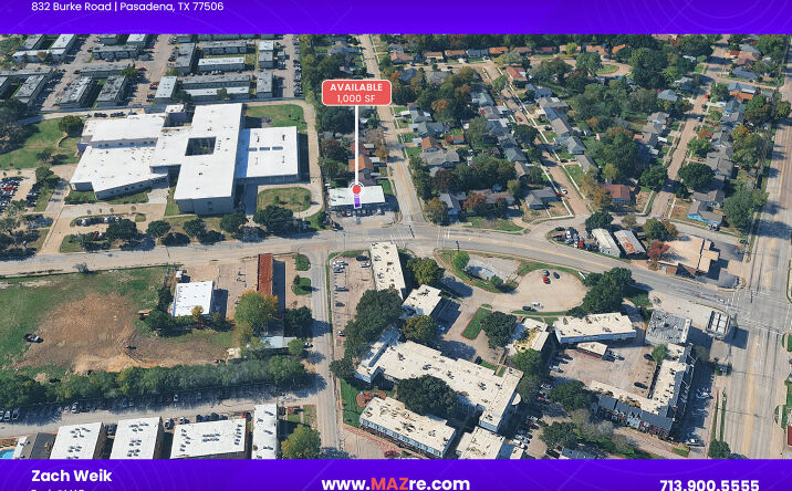 Pictures of Retail property located at 832 Burke Rd, Pasadena, TX 77506 for lease - image #1