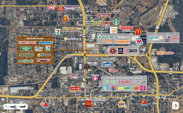 Pictures of Retail property located at 330 E Van Fleet Dr, Bartow, FL 33830 for lease - image #1