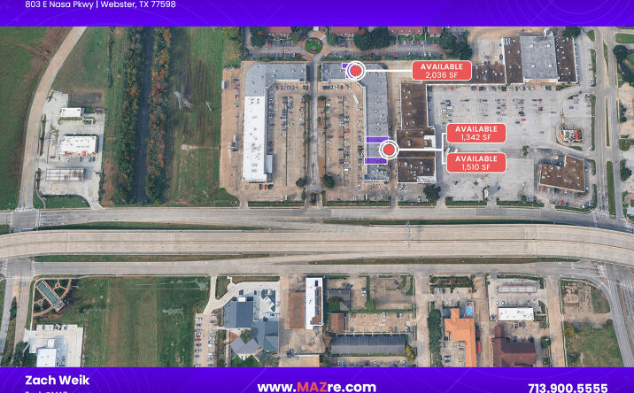 Pictures of Retail property located at 803 E NASA Pkwy, Webster, TX 77598 for lease - image #1
