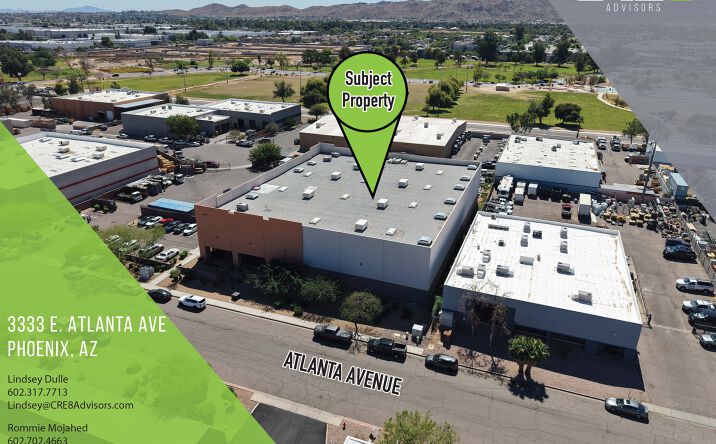 Pictures of Industrial property located at 3333 E Atlanta Ave, Phoenix, AZ 85040 for lease - image #1