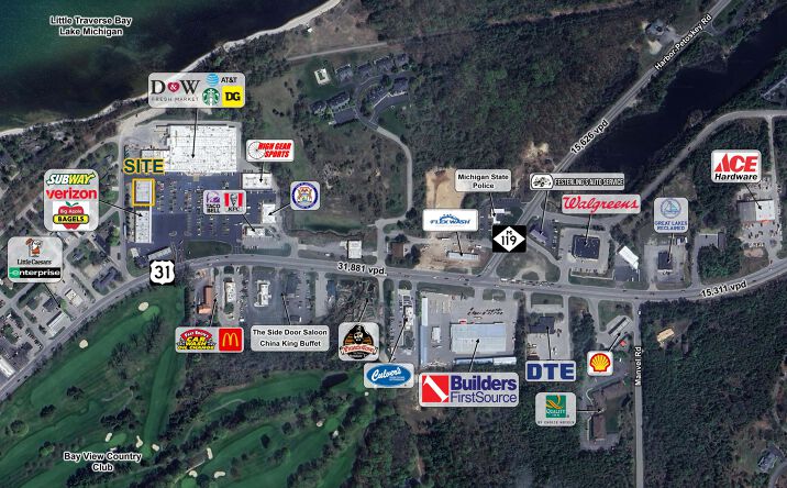 Pictures of Retail, Office, Restaurant property located at 1133 N US-31, Petoskey, MI 49770 for lease - image #1