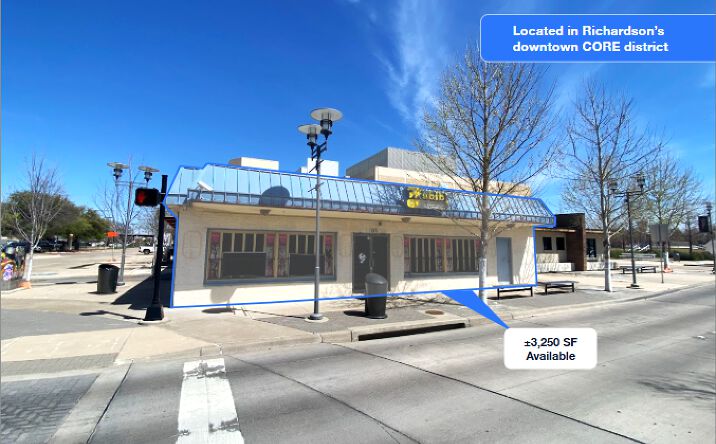 Pictures of Retail property located at 201 E Main St, Richardson, TX 75081 for lease - image #1
