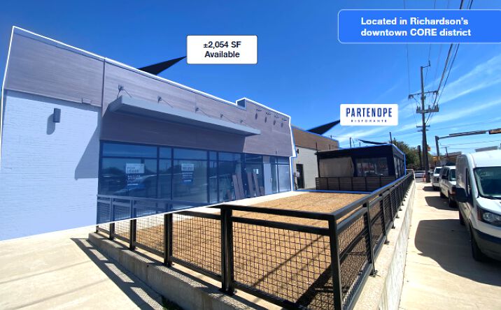 Pictures of Retail property located at 110 S Greenville Ave, Richardson, TX 75081 for lease - image #1