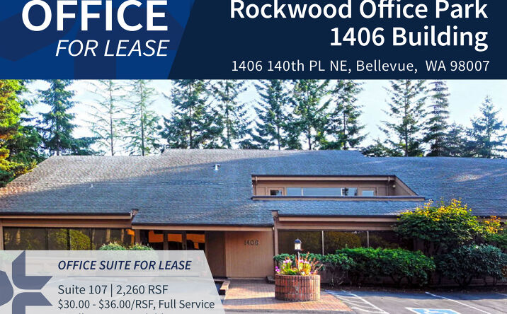 Pictures of Office property located at 1406 140th Pl NE, Bellevue, WA 98007 for lease - image #1